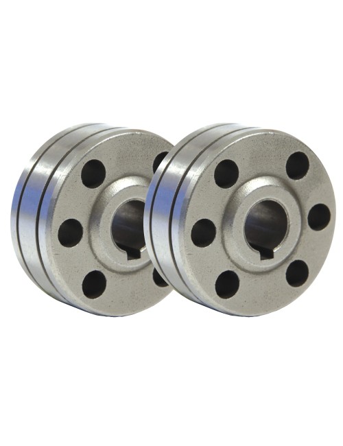 Set Of 2 Drive Rolls Type C - Ø 1/1.2 - Aluminium